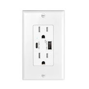 Toma con USB + Tipo C (4.2A) 🌐 Tomacorriente - Img 56766524