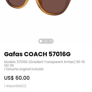 Gafas COACH. Estuche original incluido.De mujer Originales - 7/8