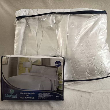 🛏️ Edredón + Juego de Sábanas Queen – Set Completo 5 Piezas. 50 USD. Renueva tu habitación.  WhatsApp 56249037 - Img 121686212