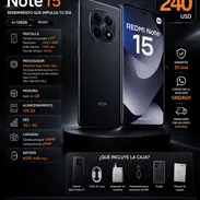 Redmi Note 15 (6+128GB) - NEGRO NUEVOS en cajs - Img 56403374