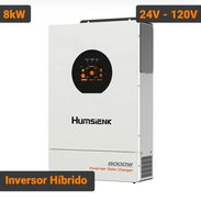 Inversor Solar Híbrido Humsienk 8kW 48V 110/120V Dual MPPT ⚡ Potencia de 8000 W en fase dividida y 6000 W monofásica: s - Img 57592231