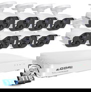 KIT DE VIGILACIA ZOSI 8 CAMARAS 3K 1TB HDD CAMARAS 1080 P CON AUDIO CON SIRENA Y LUZ SPOTLIGHT -BOCINA Y MICROFONO - Img 49394572