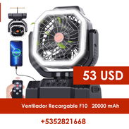 Ventilador Recargable F10 20000mAh - Img 56439933