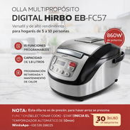 Digital con Pantalla Digital LED / Olla Multipropósito 15 en 1 - Img 54713037