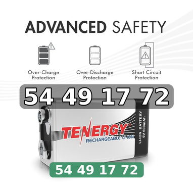 Pilas 9V Recargables TENERGY ORIGINALES - 3/3