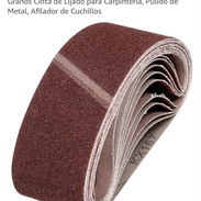 LIJA PARA LIJADORA ELÉCTRICA PAQUETE DE 10 BANDAS ORIGINALES IMPORTADO - Img 56955881