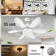 Lámparas led con ventilador - Img 57895457