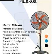 Ventilador de pedestal de 18 " marca Milexus nuevo - Img 45763397