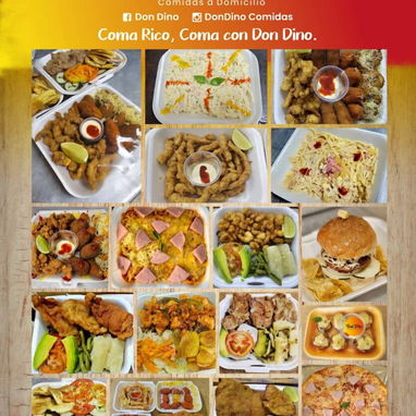 Entrantes🍟 Frituras de Malanga 1200 Croquetas Don Dino 1300 Bolitas de Queso 1450 Vianda Frita 900 Ensalada fria 2100 F - Img 123619347