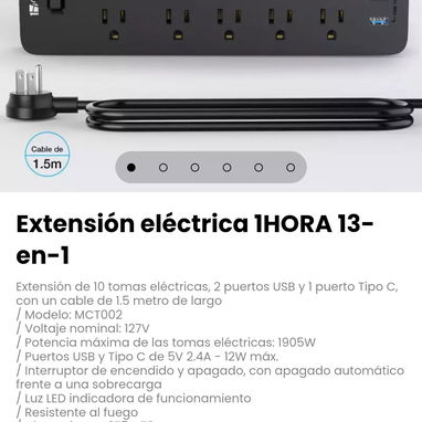 1 - Extensiónes Eléctricas - 2/2