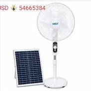 Ventilador recargable+ panel solar. 20W - Img 57856816