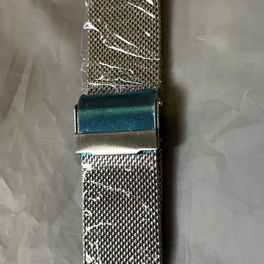 Pulsera metalica , correa, plateada para Apple Watch, Ultra 2, SE, Serie 10. Medidas 42,44,45,49 mm .Para hombre y mujer - Img 121844680