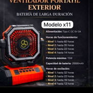 Ventilador Recargable F6 S y X11 - Img 56380546