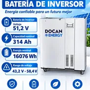 ✅️BATERIA DE INVERSOR MARCA DONCAN 16076KHW 3000USD - Img 53279662