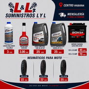 BATERÍAS DE CARRO, ACEITES, LÍQUIDO DE FRENOS, ADITIVO PARA GASOLINA, NEUMÁTICOS DE MOTO - Img 57857364