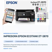 ✨ *IMPRESORA EPSON ECOTANK ET‑2870* - Img 56518576