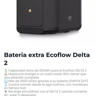 Ecoflow Ampace 1500w 0km sellada caja garantía x escrito somos tienda física.  Delta 3, delta 2 delta 3 classic y mucho+ - Img 119797571