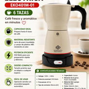 Cafetera Eléctrica EKO de 6 Tazas ☕ 🏠 - Img 56541675