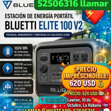 Estación de energía bluetii ecoflow, cargador inteligente, batería - 6/7