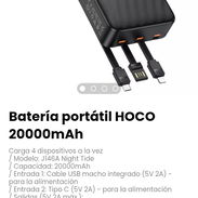 Batería portátil HOCO 20000mAh. Modelo: J146A Night Tide - Img 55363241