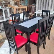 Comedores de Madera (Mesa y Sillas). ENVÍO GRATIS Y GARANTÍA - Img 57541858