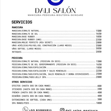 🪬Salón _ Dali 🪬 manicura y pedicura 🪬 - Img 124739211