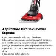 Aspiradora para pisos duros y alfombras// peso de menos de 9 libras//Filtro de polvo reutilizable// Nueva - Img 50010234