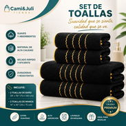 Set de 4 toallas super absorbentes. Kit de toallas - Img 56306689