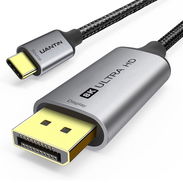 Cable USB-C a DisplayPort 1.4 UANTIN (6 pies / 1.8 m) | videojuegoshabana.com - Img 56629333