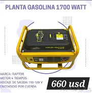Planta electrica de gasolina 1700 watt - Img 45783520