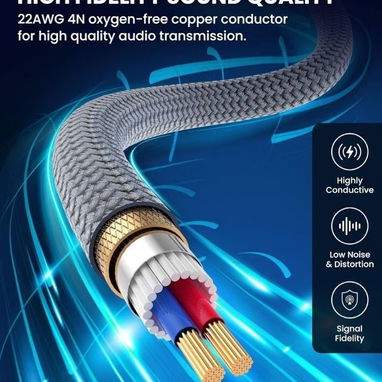 ☎️53544655 🛵 Entrega Disponible ⭐Cable de Audio USB-C a 1/4" TRS – 3.3 ft (1 metro) ⭐ - 7/8
