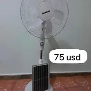 Ventilador recargable de pedestal con Panel Solar - Img 55422048