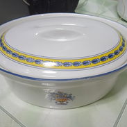 Hermosa sopera de porcelana soporta calor y frío para microondas/microwave y horno - Img 57556864