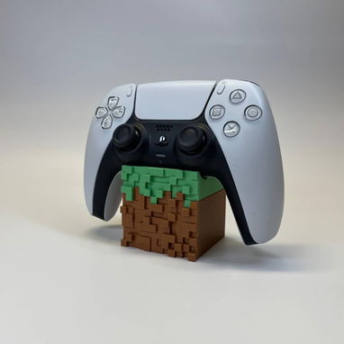 Soporte de Control para PS5 inspirado en Minecraft | Accesorio Gamer en La Habana - Img 120410746