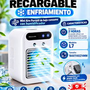 Mini Aire Portátil de bajo consumo con humidificador - Img 57878925