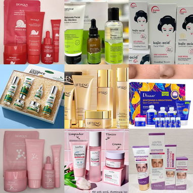 ✅ kit combo de skincare completos 40 modelos, limpiador, crema, tonico, serum y contorno mas mascarilla, vitamina c✅ - 4/6