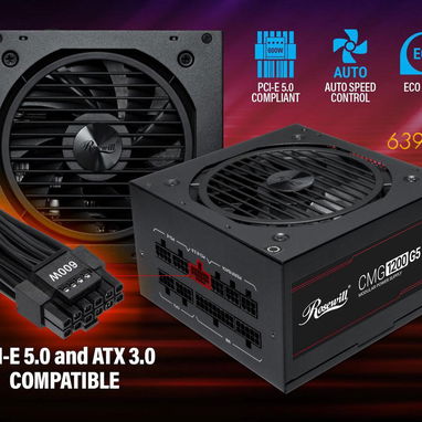 🚨🚨-63987670-Fuente ROSEWILL CMG1200 G5, 1200W/100A, 80+ ORO, Full modular, NUEVA en caja🚨🚨 - Img 113525154