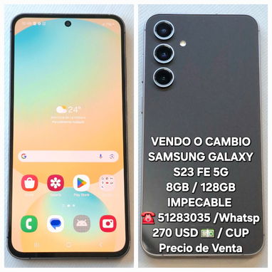 Samsung S23 FE 5G , 8gb / 128gb , y mas 51283035 - Img 120589113