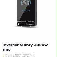 Inversor Sumry 4000w* 110v ,Potencia: 4000W (8000W Pico) Voltaje: 24V DC a 120V AC - Img 56285390