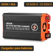 Cargador DC-DC VEVOR 520W 40A 12V/24V a 12V/24V Para Baterías LiFePO4 AGM GEL Automotriz Negro 145$ - Img 55814627