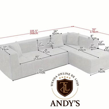 Juego de muebles al vacío, importado nuevo en su caja - Img 122911064