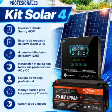 ☀️⚡ 𝗞𝗜𝗧𝗦 𝗦𝗢𝗟𝗔𝗥𝗘𝗦 𝟭𝟭𝟬𝗩 𝗬 𝟮𝟮𝟬𝗩 𝗘𝗡 𝗟𝗔 𝗛𝗔𝗕𝗔𝗡𝗔 | 𝗜𝗡𝗦𝗧𝗔𝗟𝗔𝗖𝗜Ó𝗡 + 𝗚𝗔𝗥𝗔𝗡𝗧Í𝗔 🔋🏠 - 5/7