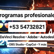 Programas profesionales: DaVinci Resolve, Adobe, Autodesk - Img 55724714
