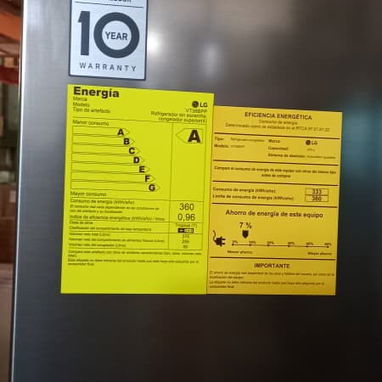 🚧 REFRIGERADOR NO FROST DE 14 PIES MARCA LG 🚧 - Img 109044400