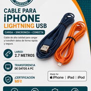Cable para iPhone 2.7 metros - Img 57098753