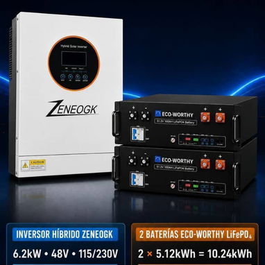 COMBOS INVERSOR + BATERÍAS: INDEPENDENCIA ENERGÉTICA TOTAL - 2/2