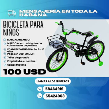 🚲💙🧡 ¡BICICLETAS INFANTILES ANBANGQI – $100 USD! 🧡💙🚲 - Img 127622532