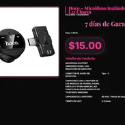 Hoco Charm L21 Micrófono 80mAh Tipo C 5H, Hoco L21 Charm Micrófono 80mAh Tipo C 6H . - Img 57369701