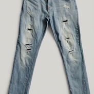 Pantalón/ Jean de mezclilla rasgado (Old Navy, Talla 34) - Img 57435066