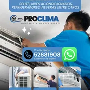 Servicio de montaje, mantenimiento entre otros en splits y aires de ventanas. - Img 54864578